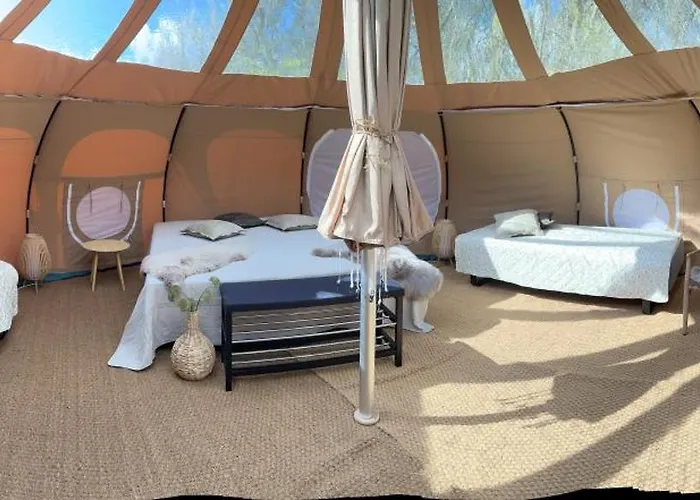 럭셔리텐트 Romantik Luxus Glamping 2 Idestrup
